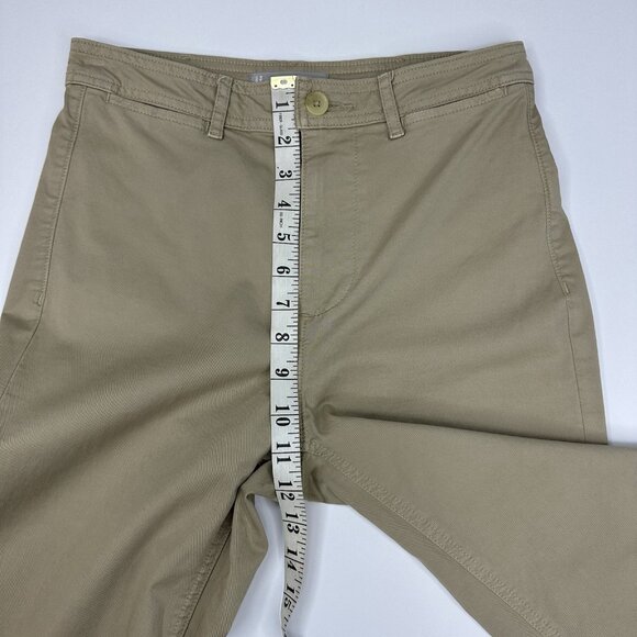 Everlane Women’s‎ Tan Straight-Leg Cotton Twill Business Casual Pant 0/W28/L26 - Picture 8 of 12